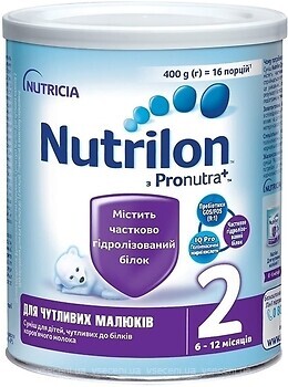 Фото Nutricia Nutrilon 2 для чувствительных малышей 400 г
