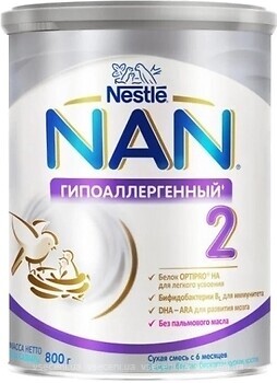 Фото Nestle NAN 2 гипоаллергенная 800 г