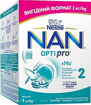 Фото Nestle NAN 2 Optipro 1000 г