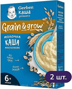 Фото Gerber Каша молочная мультизлаковая 2x 240 г