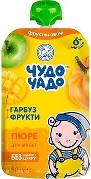 Фото Чудо-Чадо Пюре тыква и фрукты с 6 мес. 90 г