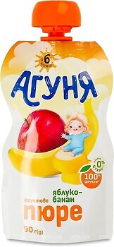 Фото Агуша Пюре Яблоко-банан 90 г