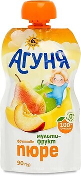 Фото Агуша Пюре Мультифрукт 90 г