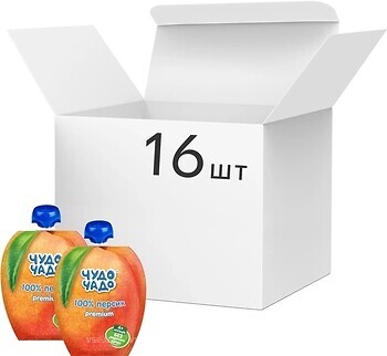 Фото Чудо-Чадо Premium Пюре персик 16x 90 г