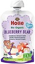 Фото Holle пюре Blueberry Bear яблоко-банан-голубика с йогуртом 100 г