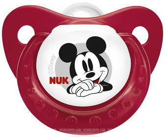 Фото NUK Пустышка силиконовая Trendline Disney Mickey (размер 1)