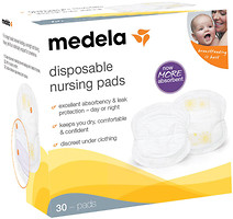 Фото Medela Одноразовые вкладыши в бюстгалтер Disposable Nursing Pads 30 шт. (008.0320)
