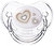 Фото Canpol babies Пустышка силиконовая анатомическая Newborn Baby 0-6 мес. (22/565)