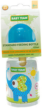 Фото Baby Team Бутылочка с латексной соской 125 мл (1300)