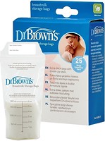 Фото Dr. Browns Пакеты для хранения грудного молока 25 шт. (S4005)