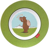Фото Sigikid Меламиновая тарелка мелкая Forest Grizzly (24765)