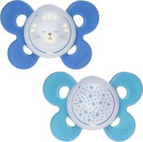Фото Chicco Пустышка Physio Comfort силиконовая с футляром 16-36 мес., 2 шт.