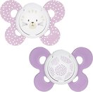 Фото Chicco Пустышка Physio Comfort силиконовая с футляром 6-12 мес., 2 шт.