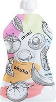 Фото Akuku Многоразовые пакеты для детского питания 5x150 мл (A0056)