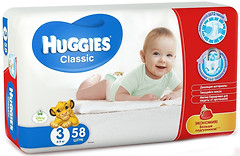 Фото Huggies Classic 3 (58 шт)