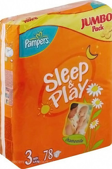 Фото Pampers Sleep&Play Midi 3 (78 шт)