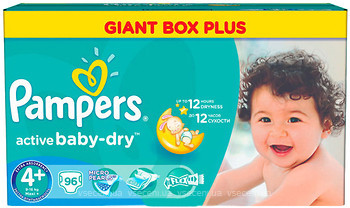 Фото Pampers Active Baby Maxi Plus 4+ (96 шт)