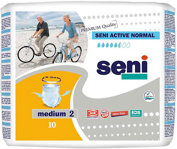 Фото Seni Подгузники-трусы для взрослых Active Normal Medium (80-110 см) 30 шт