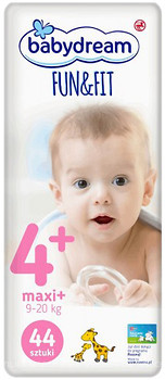 Фото Babydream Fun&Fit Maxi Plus 4+ (44 шт)