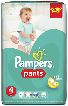 Фото Pampers Pants Maxi 4 (52 шт)