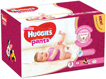 Фото Huggies Pants 3 для девочек (88 шт)