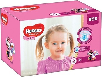 Фото Huggies Ultra Comfort 5 для девочек (84 шт)