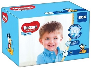 Фото Huggies Ultra Comfort 5 для мальчиков (84 шт)