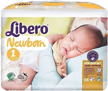 Фото Libero Newborn 1 (28 шт)