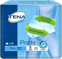 Фото Tena Подгузники-трусы для взрослых Pants Plus Small (65-85 см) 14 шт