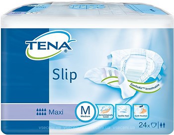 Фото Tena Подгузники для взрослых Slip Maxi Medium (73-122 см) 24 шт