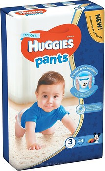 Фото Huggies Pants 3 для мальчиков (44 шт)