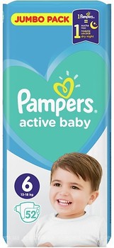 Фото Pampers Active Baby Extra Large 6 (52 шт)