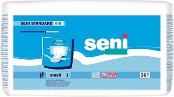 Фото Seni Подгузники для взрослых Standard Air Small (55-80 см) 30 шт