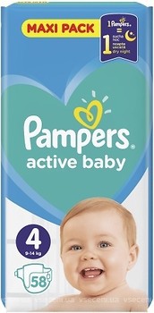 Фото Pampers Active Baby Maxi 4 (58 шт)