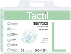 Фото Tactil Подгузники для взрослых Adult Large (100-155 см) 30 шт