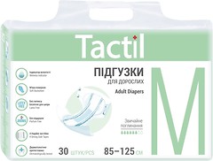 Фото Tactil Подгузники для взрослых Adult Medium (85-125 см) 30 шт