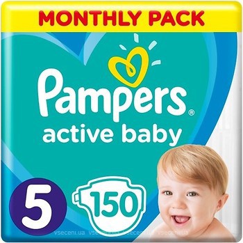 Фото Pampers Active Baby Junior 5 (150 шт)