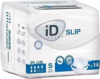 Фото iD Expert Подгузники для взрослых Slip Plus S (50-90 см) 14 шт