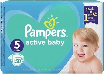 Фото Pampers Active Baby Junior 5 (50 шт)