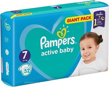 Фото Pampers Active Baby 7 (52 шт)