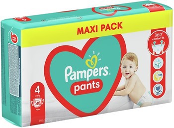 Фото Pampers Pants Maxi 4 (48 шт)