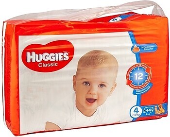 Фото Huggies Classic 4 (44 шт)