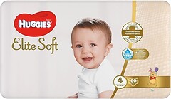 Фото Huggies Elite Soft 4 (60 шт)