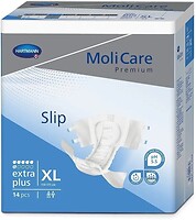 Фото MoliCare Подгузники для взрослых Premium Slip Extra Plus XL (150-175 см) 14 шт