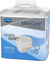 Фото MoliCare Подгузники-трусы Premium Mobile XL (130-170 см) 6 капель 14 шт