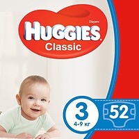 Фото Huggies Classic 3 (52 шт)