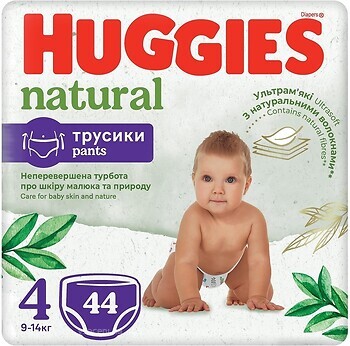 Фото Huggies Natural Pants 4 (44 шт)