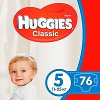 Фото Huggies Classic 5 (76 шт)