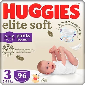 Фото Huggies Elite Soft Pants 3 (96 шт)