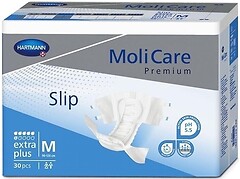 Фото MoliCare Подгузники для взрослых Premium Slip Extra Plus M (90-120 см) 30 шт